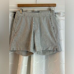 Abercrombie & Fitch Stretch Pull On Shorts ~ Drawstring ~ Striped ~ Size XS